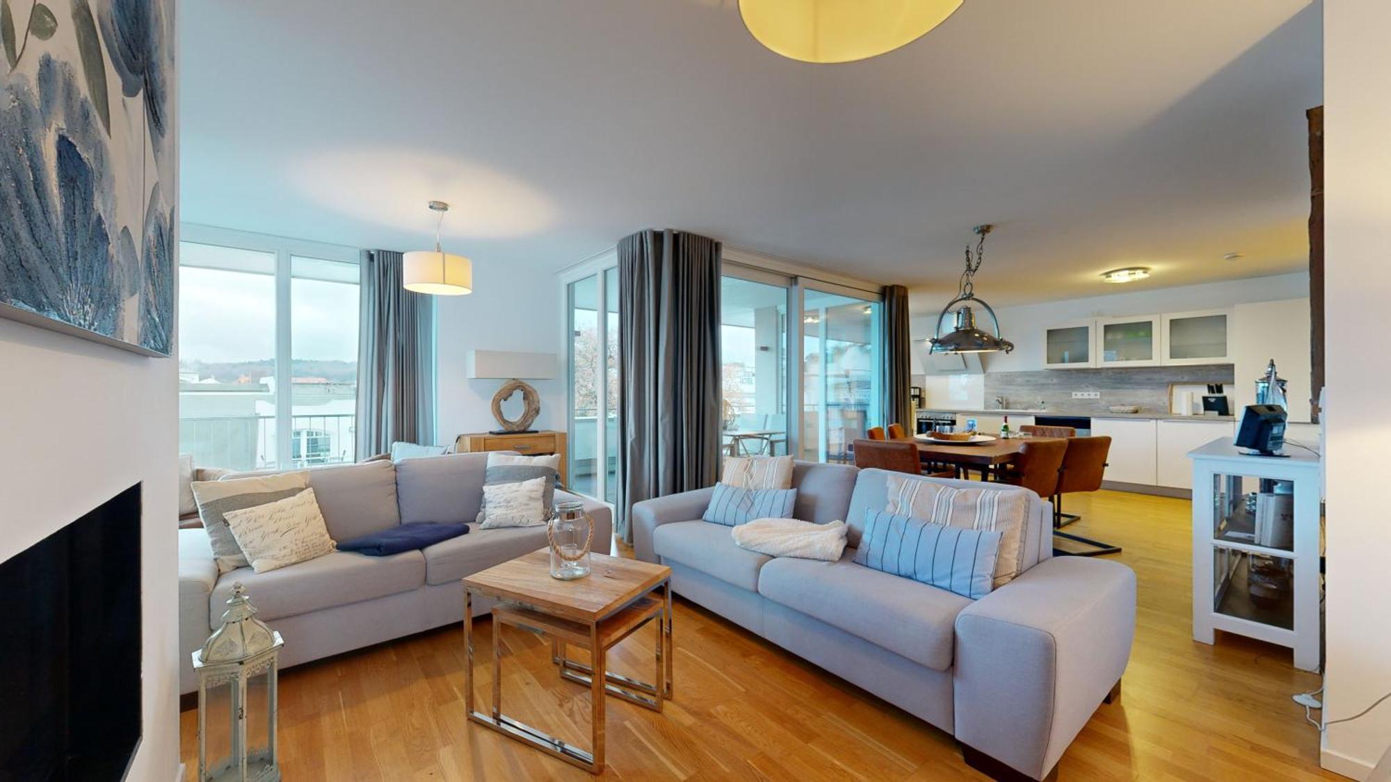 Strandnahe Fewos Mit Terrasse Oder Dachterrasse, Strandhaus Seeblick, Остзебад Бинц Екстериор снимка